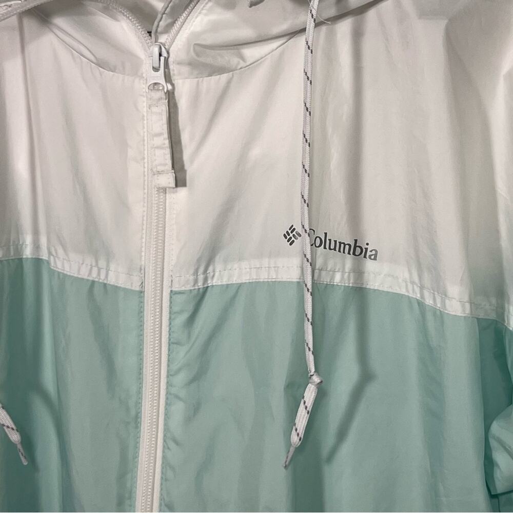Columbia Flash Challenger Long Windbreaker Hiking Outdoor Jacket Like New Sz 1X - Picture 8 of 11